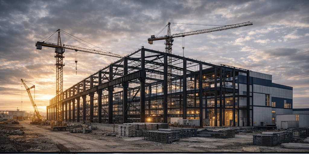 Строительство промышленного объекта — Long Partners Development